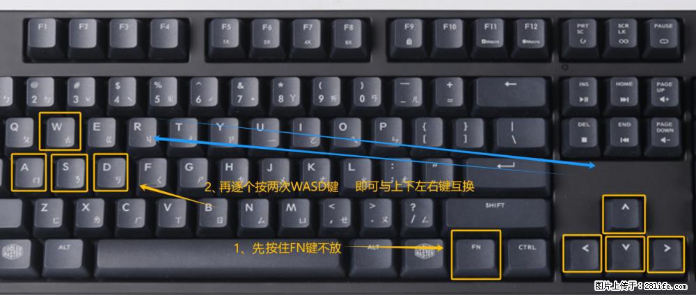 键盘，怎样把wasd键与上下左右方向键互换？ - 生活百科 - 天门生活社区 - 天门28生活网 tm.28life.net