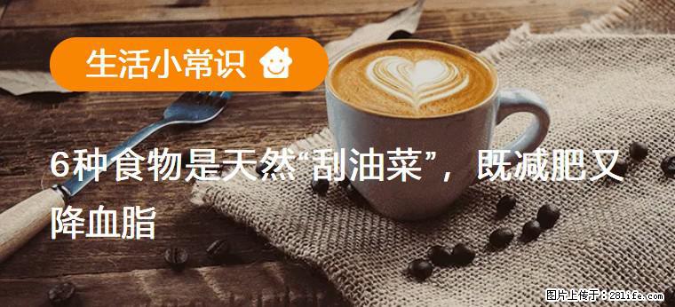 【生活小常识】6种食物是天然“刮油菜”，既减肥又降血脂 - 天门生活资讯 - 天门28生活网 tm.28life.net